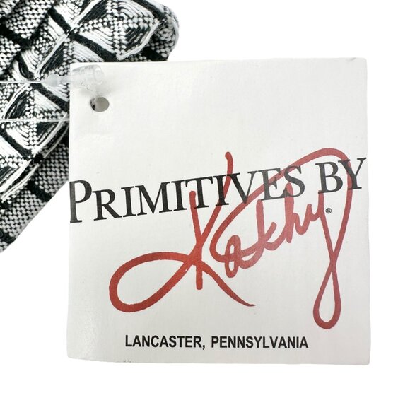 Primitives by Kathy Set of 2 Dish Towels 20x28 Black Roam Far Wander Wide NWT - Picture 5 of 5